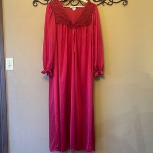 Elegant Red Nightgown